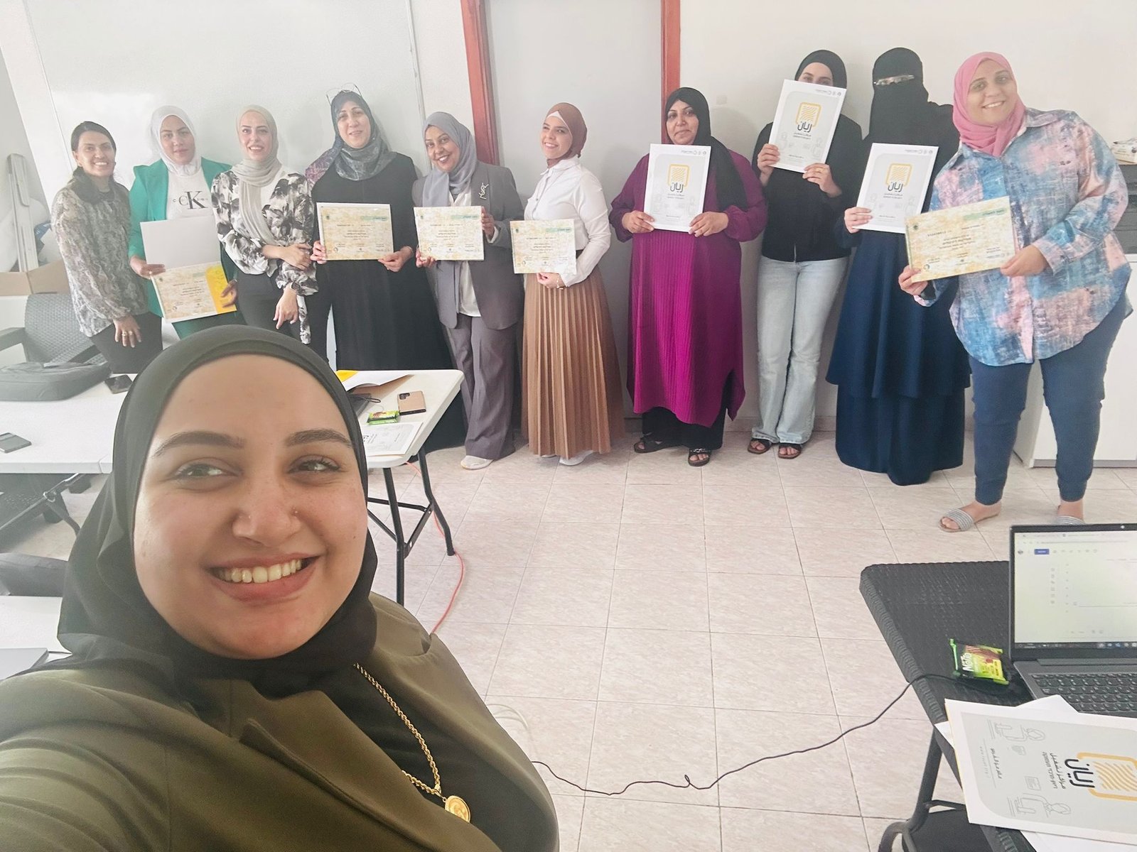 اختتام كورس حاسوب في فرع الفريديس والجسر