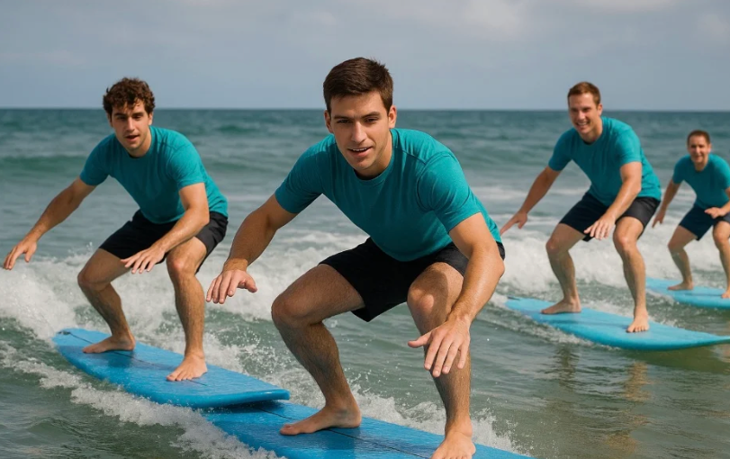 ورشة تمكين وتطوير ذاتي من خلال ركوب الأمواج