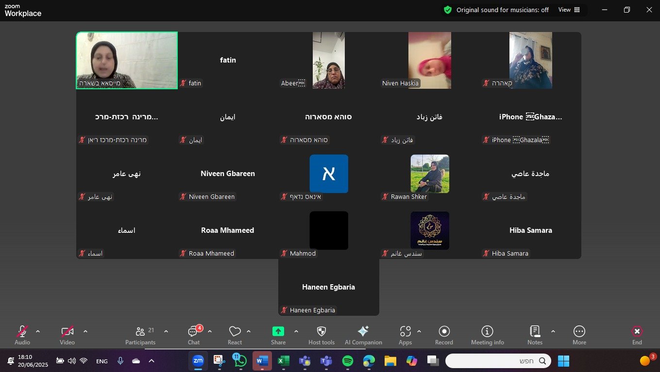 ورشة التاقلم مع الظروف الجديده
